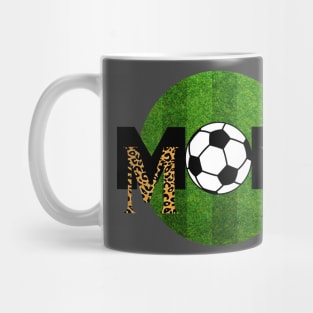 Soccer Mom Who Loves Leopard Print Mug